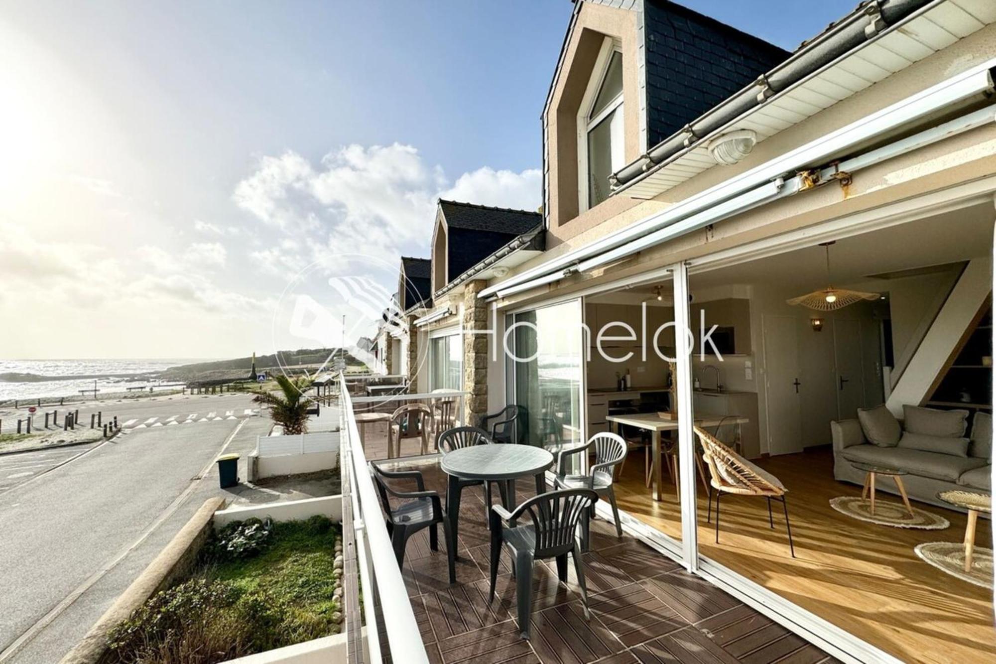 Magnifique ! T3 Les Pieds Dans L'Eau Vue Mer Ploemeur Exterior foto